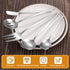 Matte Serving Silverware Set, 5-Piece Round Shared Utensils Set of Stainless Steel, Hostess Flatware Serving Set, Satin Finish, Dishwasher Safe...