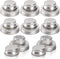 8 Pack Mason Jar Shaker Lids, Stainless Steel Shaker Lids for Mason Jars, Mason Jar Spice Lid with Silicone Seal for Regular Mouth Jar (Jar Not In...