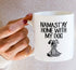 Retreez Funny Mug - Namaste Namastay Home with My Dog Dogs Lover Meditation Yoga 11 Oz Ceramic Coffee Mugs - Funny, Sarcasm, Motivational, Inspira...