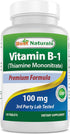 Best Naturals Vitamin B1 as Thiamine Mononitrate 100 mg 120 Tablets (120 Count (Pack of 1))...
