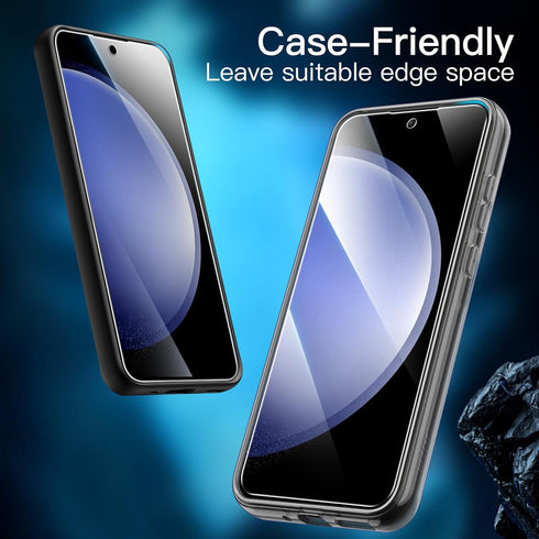 JETech Screen Protector for Samsung Galaxy S23 FE 6.4-Inch, Fingerprint Compatible, Tempered Glass Film, HD Clear, 3-Pack...