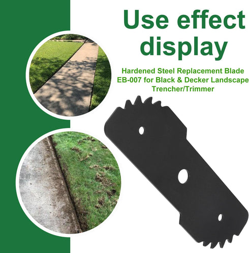 7-1/2-inch Edger Hog Heavy-Duty Edger Replacement Blade EB-007 for Black & Decker Landscape Trencher/Trimmer, Fits Model LE750, LE710, LE760, LE50...