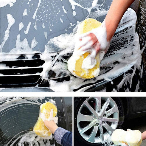 Car Wash Sponges Kitchen Cleaning Sponges Scrubber (Random 3-Color Mix)...
