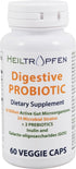 Digestive Probiotic + Prebiotic | 24 Strains | 20 Billion CFU | 60 capsules | Active Gut | Inulin and GOS | Dietary Supplement...