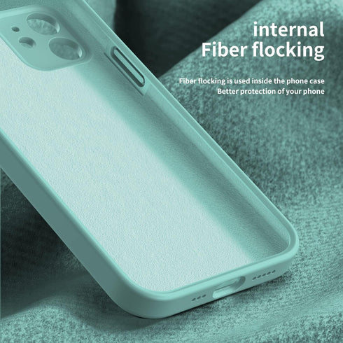 FUNMIKO Designed for iPhone 12 Case with Screen Protector,Complete Protection with Enhanced Camera Lens Cover,Soft Silky Silicone Protective Phone...