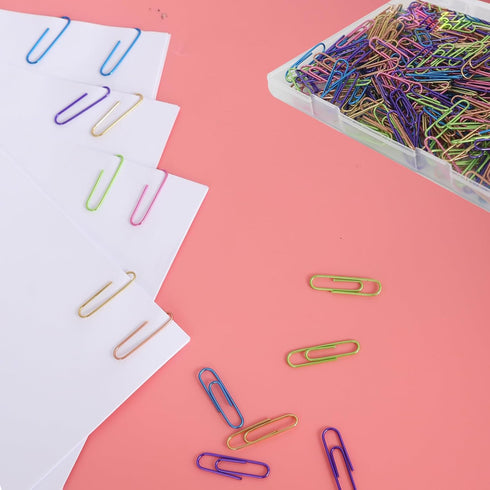 240 Pcs Paper Clips Large, Jumbo Paperclips 2 inch Colored for Office...