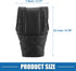 Car Shift Knob Cover Universal Vehicle Interior Shift Gear Cover Trim Accessories Decorative Faux Leather Black...