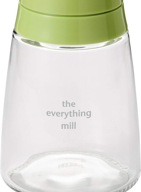 Kyocera Advanced Ceramics Pepper, Salt, Seed and Spice Mill with Adjustable Advanced Ceramic Grinder, The Everything Mill-Apple Green...