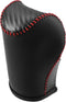 Gear Shifting Knob Cover Automatic Transmission Lever Trim for Jeep Cherokee 2014-2021 PU Leather Carbon Fiber Pattern Black Red...