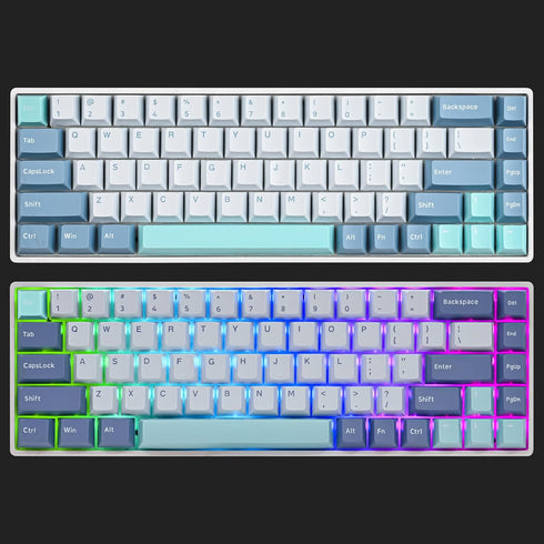 PBT shoko Custom keycaps?168 key cherry profile Doubleshot key cap set for 60%/64/84/108 cherry/gateron MX switches US ANSI Layout Mechanical Keyb...