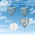 3D Wind Spinners Outdoor Garden Decor - Stainless Steel Reflective Hanging Wind Spinner Bird Devices Deterrent Away from Yard, Metal Heart Wind Sc...