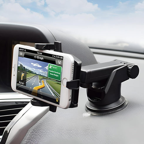 Phone Holders for Car Windshield/Dashboard with One Touch Technology Phone Stand, Air Vent Cell Phone Car Mount, Universal Automobile Cradle Fit f...