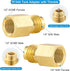 R410A Mini Split Adapters, R410A Charging Vacuum Port Connector with 5/16" Female to 1/4" Male and R134A Refrigerant Tank Adapter for HVAC Refrige...