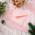 Whaline 50Pcs Pink A7 Invitation Envelopes Set Pink Greeting Card Envelopes V-Flap Envelopes Gift Card Sleeves for Mailing Envelopes Sending Card,...