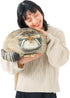 Steppe Cat Plush, Cat Stuffed Animal 35cm/14inch, Pallas Cat Plush Pillow, Cute Plushies for Girls, Soft Plush Pillow, Throw Pillow Doll Decoratio...