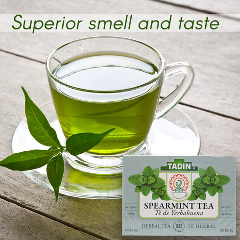 Tadin Spearmint Tea 24 Bags - Te De Yerbabuena...