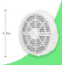 GL2103 HEPA Filter Replacement Compatible with RIGOGLIOSO, JINPUS, LTLKY, Frida Baby, Meleden,SY900S and More Air Purifiers, 4 Inch 3-in-1 Activat...