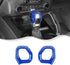 for Ford Bronco Center Console Gear Shifter Knob Cover Trim Decoration Compatible with Ford Bronco Interior Accessories 2021 2022 + (Blue,ABS,2Pcs...