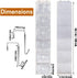 SWISSELITE Over the Door Shoe Organizer, Space Saving Hanging Holder with 12 Large Clear Pockets and 2 Metal Hooks, Storage Rack Hang on Closet Do...