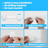Child Safety Strap Locks for Cabinet, Fridge, Ovens, Toilet, Drawer, Trash can etc with Strong Adhesive Not Easy to Fall Off, Adjustable Length, 4...