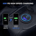 83W USB C Car Charger Socket 12V/24V Multiple USB Outlet with Power Switch, 65W PD3.0& QC3.0 Fast Charge Car USB Port Socket for Car Boat Marine T...