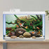 AWERT 72x18 inches Branches Fish Tank Background Green Algae Aquarium Background River Bed & Lake Fish Tank Background Vinyl Background...