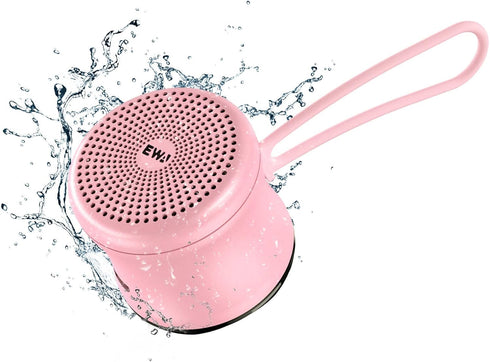EWA A119 Mini Bluetooth Speaker with Lanyard, Small Speaker with Bass Radiator, IPX7 Waterproof, Tiny but Powerful, Cute Metal Wireless Portable S...