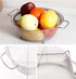 Stainless Steel Mesh Colander Strainer Basket, 2.5 Quart Fine Mesh Net Colander with Heavy Duty Handles & Wide Rim & Resting Feet for Strain, Drai...