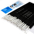 50 Pcs Pack of Synthetic Sable Fine Detail Paint Brushes Set for Miniature, Scale Model, Art Painting in Acrylic, Oil, Watercolor - Pointed Round ...