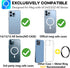 Air Vent Car Mount Holder Compatible with 14 13 12/Pro/Pro Max/Mini and Magsafe Case 360° Adjustable No Metal Plate Needed...