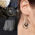 Earrings Beading Hoop,TopBine Earring Finding Round Making Hoop Earring Bulk Open Bezel Pendant Frame for DIY Jewelry Making (Round 60pcs (20/25/3...