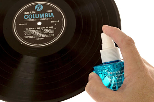 Record Cleaning Solution with Anti-static Vinyl Cloth - Premium LP Cleaner Fluid 6.7oz by Record Happy. Essential 200ml Spray Bottle to keep your ...