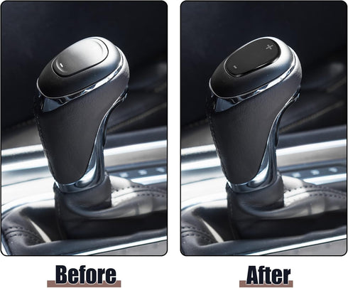 X AUTOHAUX Auto Car Gear Shift Knob Cover Sticker Stainless Steel for Chevrolet Equinox 2018-2020 Black...
