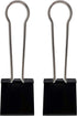 Binder Clips Super Extra Large 2-1/3in Black (2-Pack)...