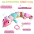 Snap Baby Toys 0 to 12 Months Plush Toy Musical Stuffed Animal Infant Sensory Toy Tummy Time Newborn 0-3-6-12 Months Gift...