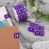 2024 Year Stickers, Self Adhesive Number Label Stickers Rectangle Coded File Folder Labels for End Tab File Folders Office Home Supplies (Purple)...