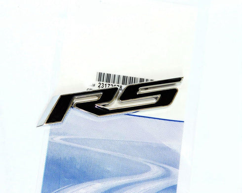 Yoaoo 1x OEM Black Rs R S Emblem Badge Sticker 3D Logo Metal Compatible with Zl1 1LE Series...
