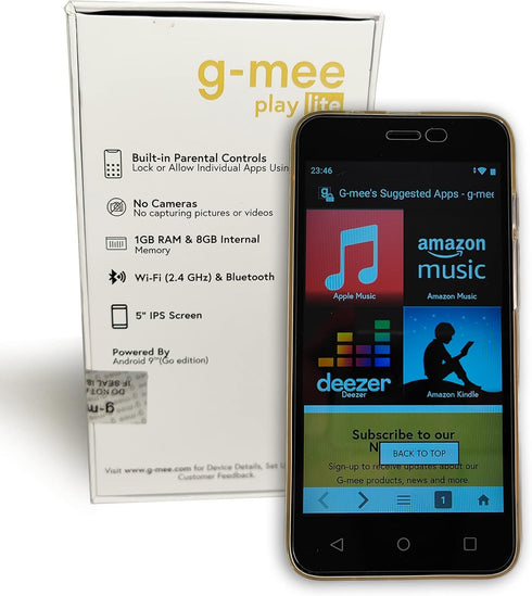 G-mee Play Lite | Android Smart Multimedia Player with Bluetooth and Wi-fi | No Google Apps Touch Screen Android Device | Use as Mp3 Mp4 Player | ...