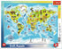 Trefl 25 Piece Jigsaw Puzzle World map with Animals Print, DIY Puzzle, Creative Fun, Classic Puzzle for Adults and Children from 3 Years Old...