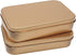 6 Pcs Metal Hinged Tin Box Container Mini Portable Small Storage Container Kit with Lid for Home Storage 3.7 x 2.3 x 0.8 Inch, Gold...