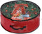 Propik Christmas Wreath Storage Bag 24" - Garland Holiday Container with Clear Window - Tear Resistant Fabric - 24" X 24" X 8" (Red)...