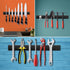 Magnetic Knife Holder for Wall, Enkrio 16 Inch Black Stainless Steel Knife Magnetic Strip No Drilling, Kitchen Magnet Knife Holder Strip Knife Rac...