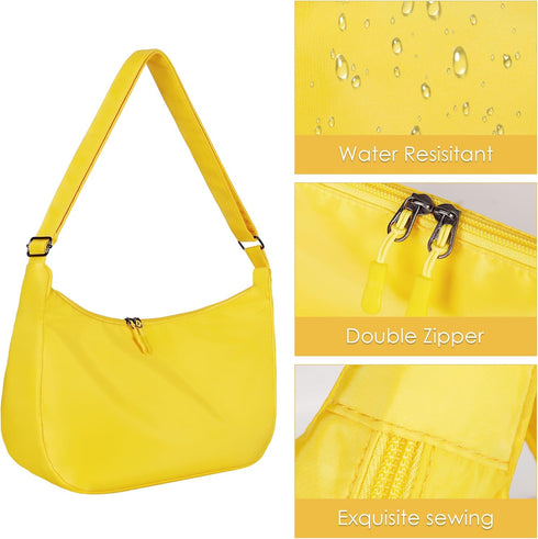 Large Capacity Crescent Sling Crossbody Bag for Women...