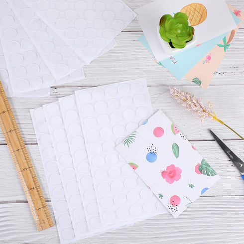 Double Sided Adhesive Dots Clear Glue Point Tape Stickers Balloon Glue Round No Traces Strong Adhesive Sticker Waterproof Dot Sticker for Craft DI...