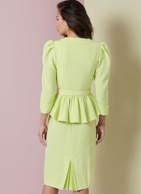 Vogue Misses' Two-Piece Dress Sewing Pattern Packet, Design Code V2006, Sizes 18-20-22-24-26, Multicolor...