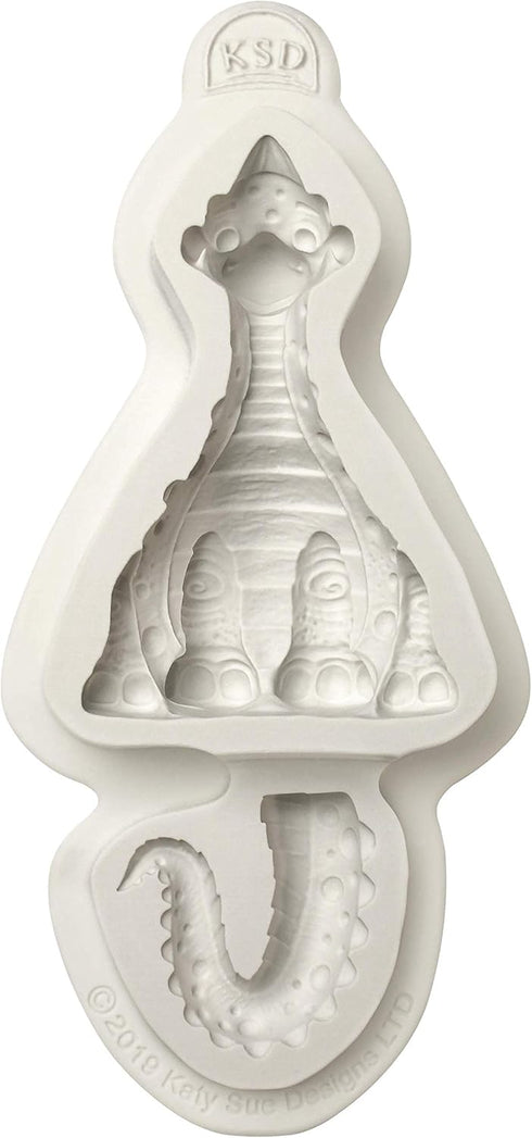 Katy Sue Diplodocus Dinosaur Silicone Mold for Cake Decorating and Craft. Use With Polymer or Air Dry Clay, Sugar Paste, Gum Paste, & Fondant. Fro...