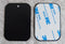Metal Plates for Magnetic Phone Mount - Premium 2pcs Uni Strong Adhesive Sticker (Round or Rectangular) (2 Rectangular 1.75"" x 2.5""), Black...
