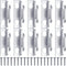 Funrous Curtain Rod Bracket Curtain Hooks Accessories Spreader Wall Bracket Hooks Adjustable Curtain Rod Sets with Screws for Home Kitchen Supplie...