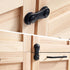 Child Safety Cabinet Locks (10 Pack) - Baby Proofing Latches Lock for Drawers, Toilet Seat, Fridge, Oven with 10 Extra 3M Adhesives (Black)...