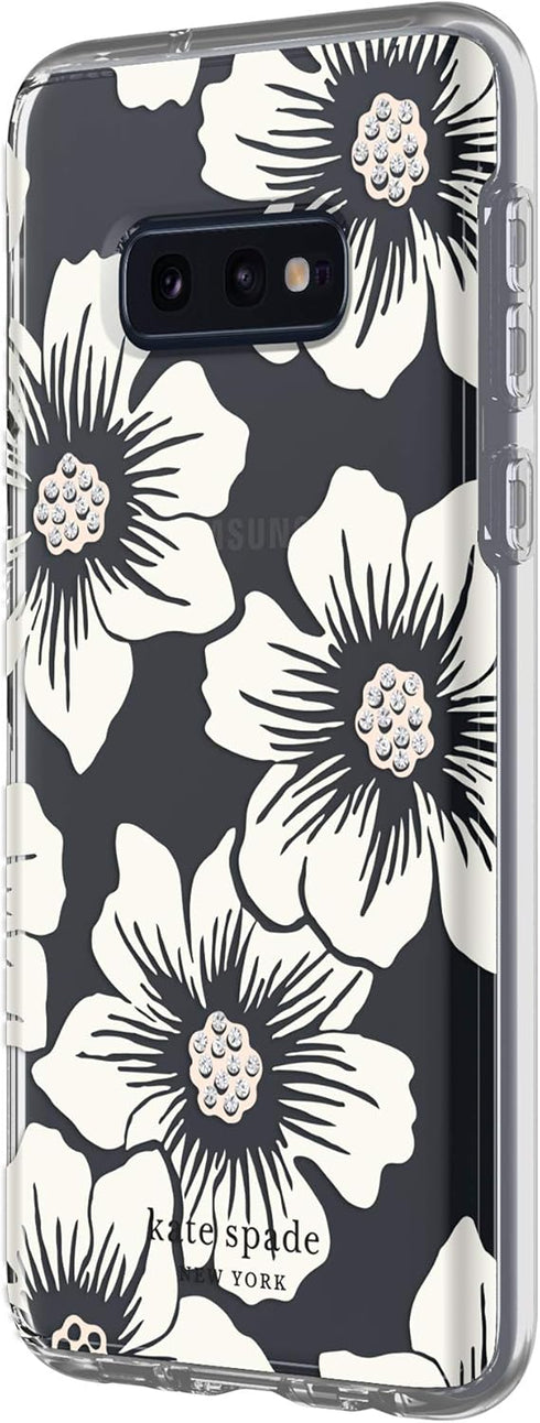 Kate Spade Defensive Hard Case for Galaxy S10e - Hollyhock Floral / Clear Cream...